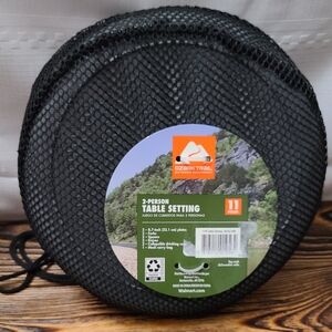Ozark Trail 2-Person 11-Piece Outdoor Camping Table Setting New Unused